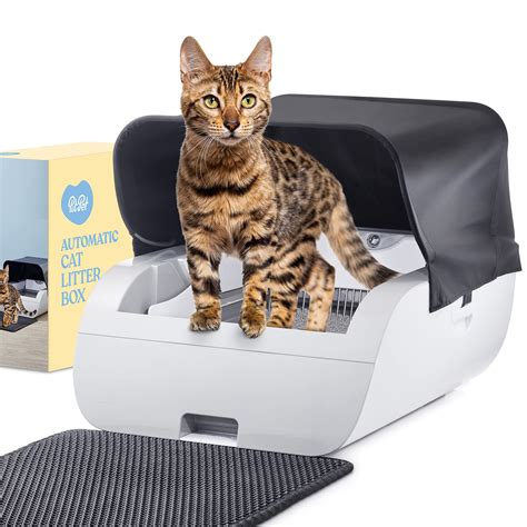 electric cat litter box uk|least scary automatic litter box.